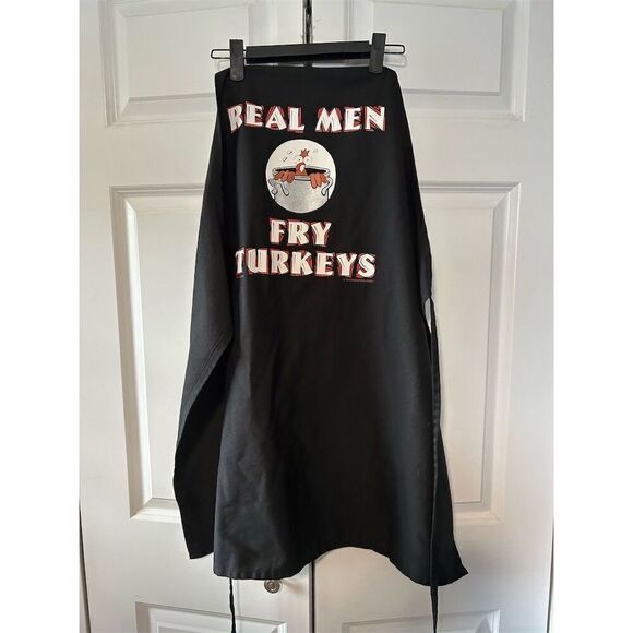 Uncommon Threads Other - Real Men Fry Turkeys Apron Black Thanksgiving Cooking Unisex Adults
